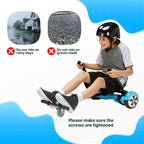Gotrax HoverflyKart Seat Attachment Accessory for 6.5 8 8.5 10 Self Balancing Scooter, Adjustable Frame Length and Handlebar Con