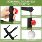 Poen Golf Swing Trainer Training Durable Iron Golf Practice Swing Groover With 3 Height Indoor Golf Practice Simulator Accessori