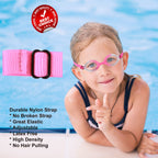 Ruigao Kids Swim Goggles Age 2-6, Toddler Goggles No Hair Pull,Child Goggles Padded Headband (1Pk Kids - Fun Sunmer)