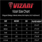 Vizari Matera Soccer Ankle Protection Shin Guard with Ankle Protection – Black/White