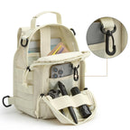 G4Free Outdoor Tactical Bag Backpack, Military Sport Bag Pack Sling Shoulder Backpack Tactical Pack for Every Day Carry (Beige)