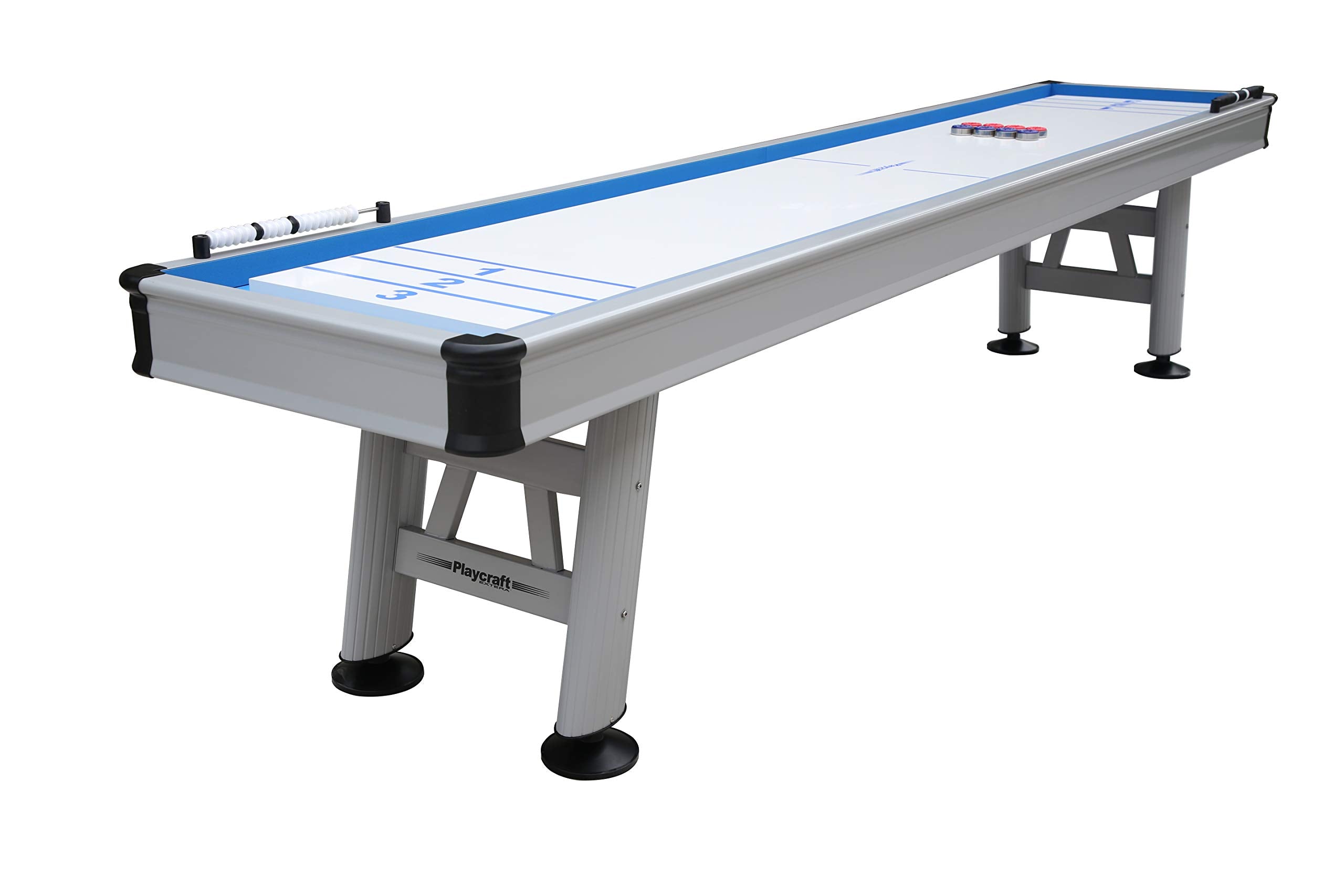Playcraft Extera 12 Outdoor Shuffleboard Table with 20 Playfield