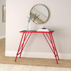 Swix T754 Economy Waxing Table 96cm x 45cm | Durable Compact Wax Table for Skis & Snowboard with One Leg Height Adjustment, Red
