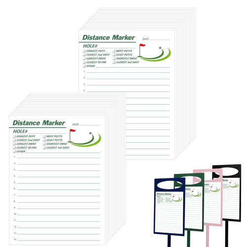 Affrolling 250 Pack Golf Closest to Pin Markers Sheets Proximity Markers Contest Cards for Golf Tournaments 8.27  x 4.72  for Ac