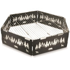 Guide Gear Folding Portable Stainless Steel Grill Grate, Camping Cooking Gear, Campfire Equipment, 36''
