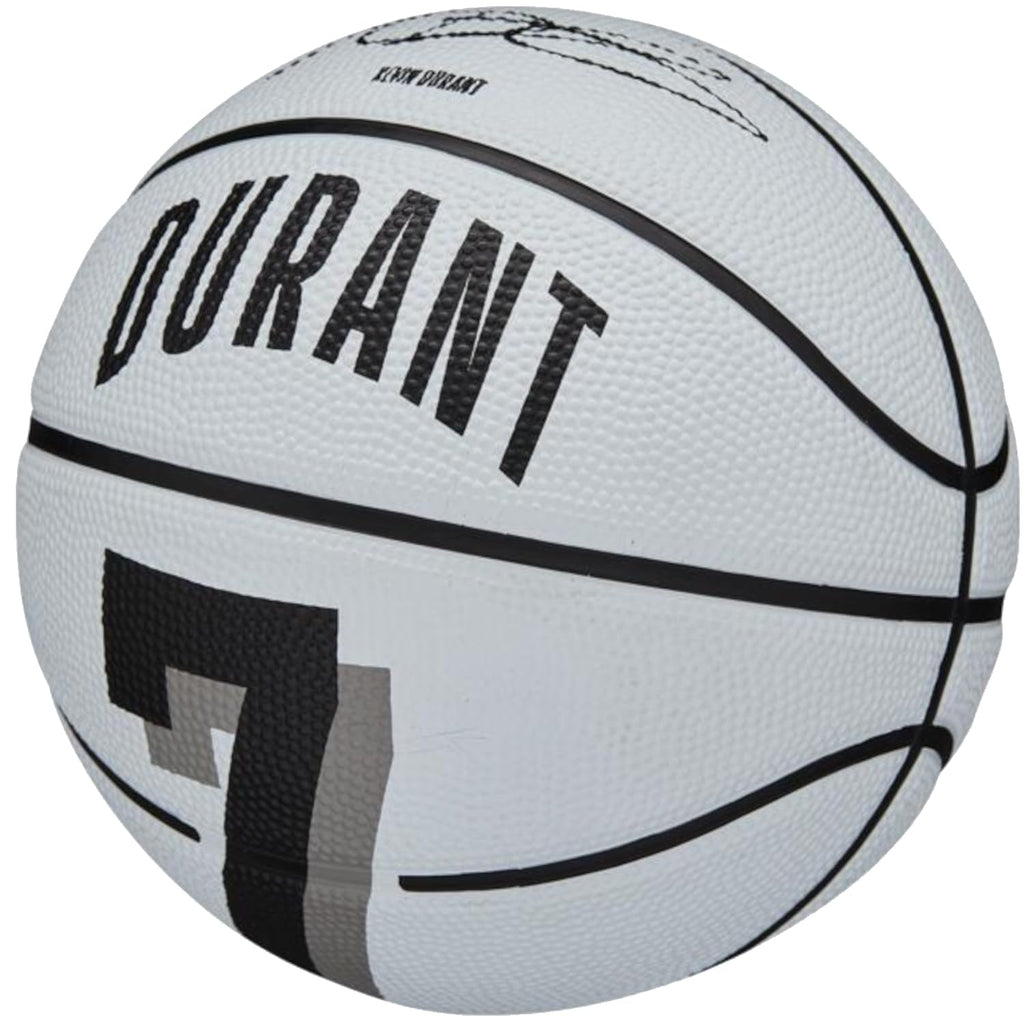 Wilson Nba Player Icon Mini Basketball - Kevin Durant , Mini Size,White/Black