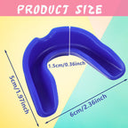 20 Pieces Sports Mouth Guards Mouth Protection Athletic Mouth Guard For Kids Adults Sports Supply (Dark Color)