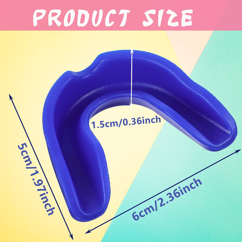 20 Pieces Sports Mouth Guards Mouth Protection Athletic Mouth Guard For Kids Adults Sports Supply (Dark Color)