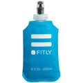 Fitly Soft Flask - 8.5 Oz (250 Ml) - Shrink As You Drink Soft Water Bottle For Hydration Pack - Folding Water Bottle Ideal For R