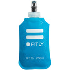 Fitly Soft Flask - 8.5 Oz (250 Ml) - Shrink As You Drink Soft Water Bottle For Hydration Pack - Folding Water Bottle Ideal For R