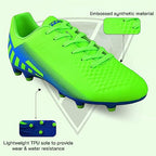 Santos JR. Firm Ground Soccer Shoes -Green/Blue - Vizari Sports