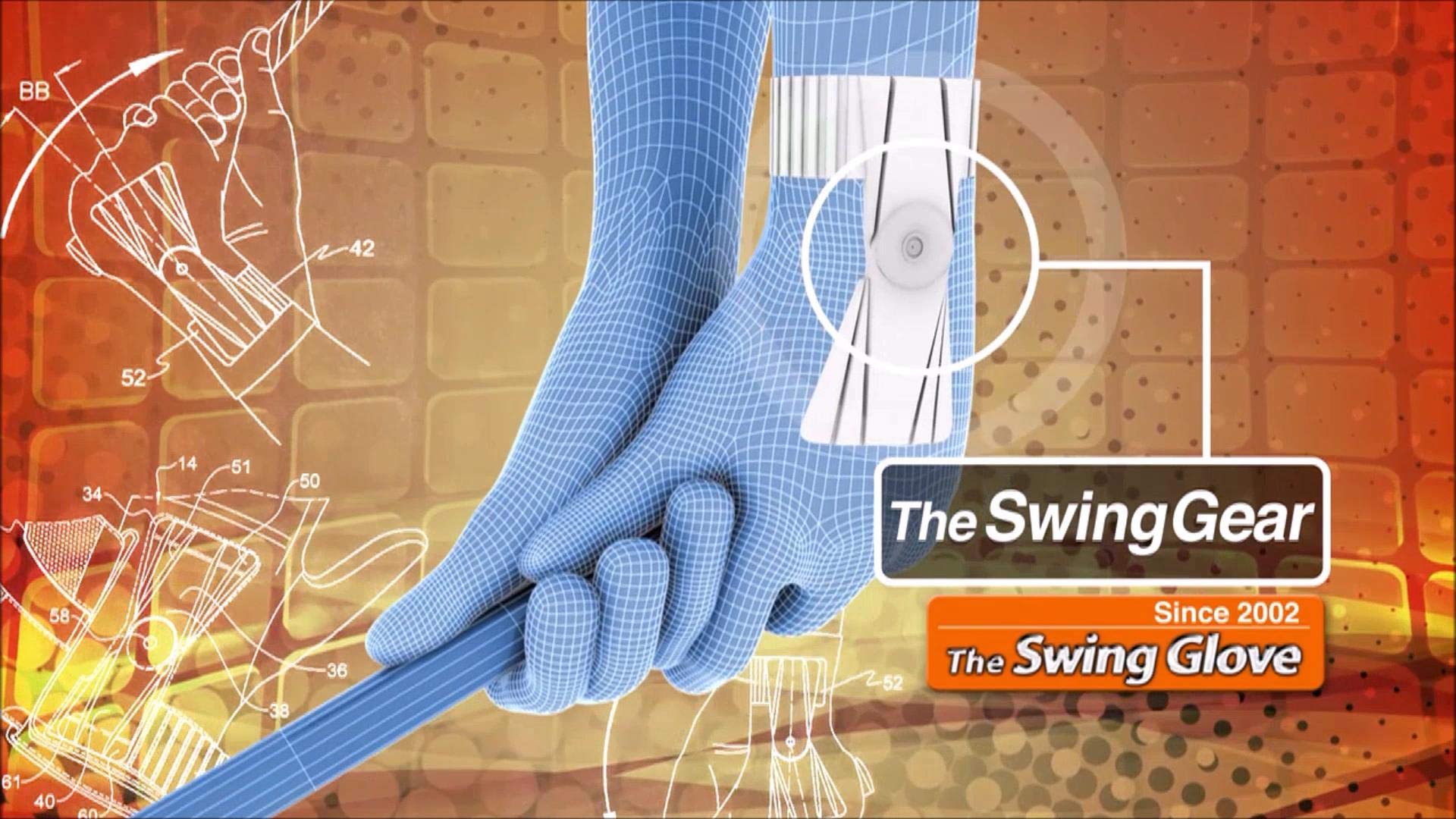 Swing Glove Black Left Best Golf Training Aid/Play All Mens Sizes (L)