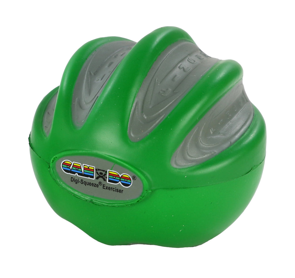 Fei 10-1982 Eif Cando Digi-Squeeze Hand Exerciser, Green, Medium