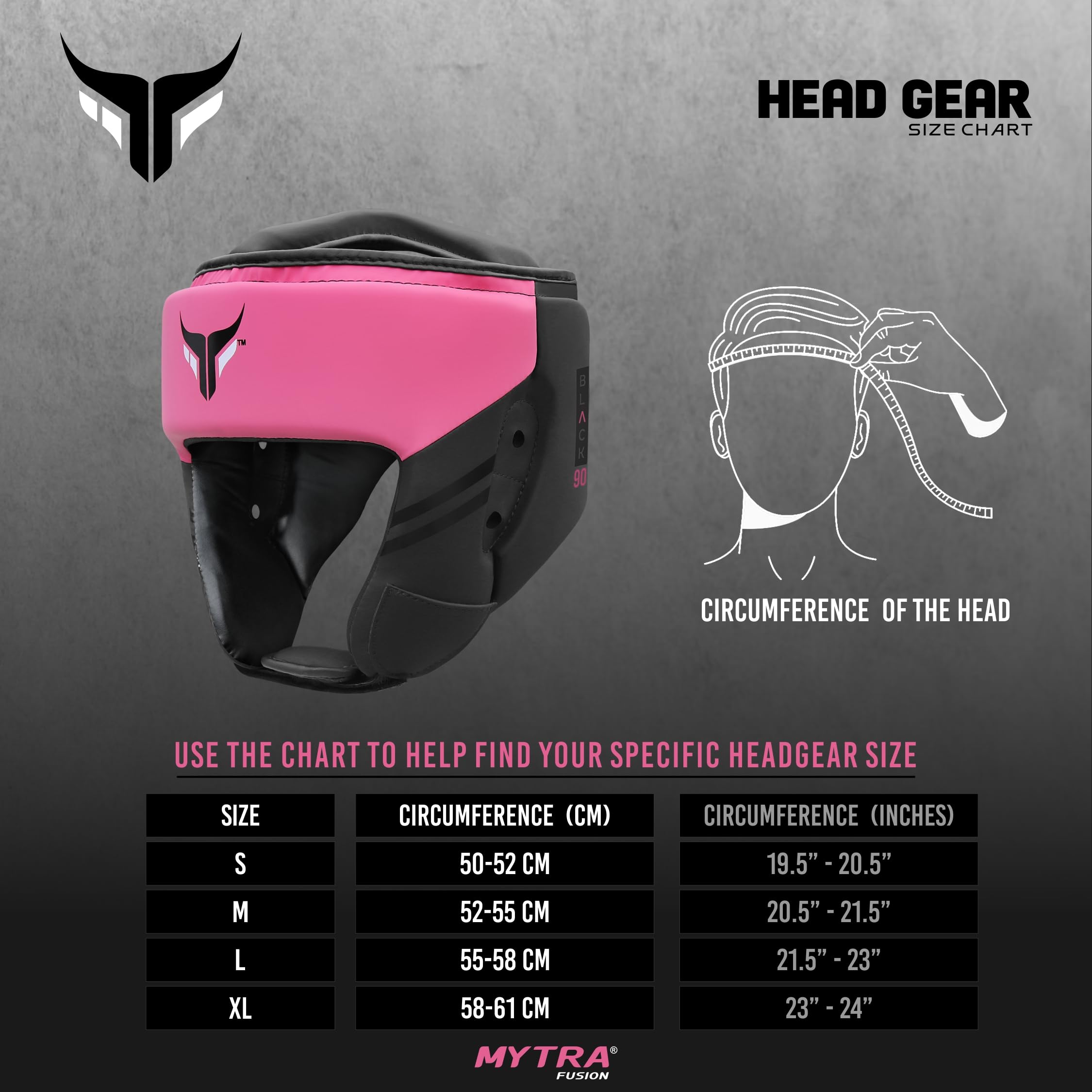 Mytra Fusion Boxing Headgear - Sparring Gear With Adjustable Strap Mma, Muay Thai, Kickboxing, Martial Arts, Karate, Head Gear (