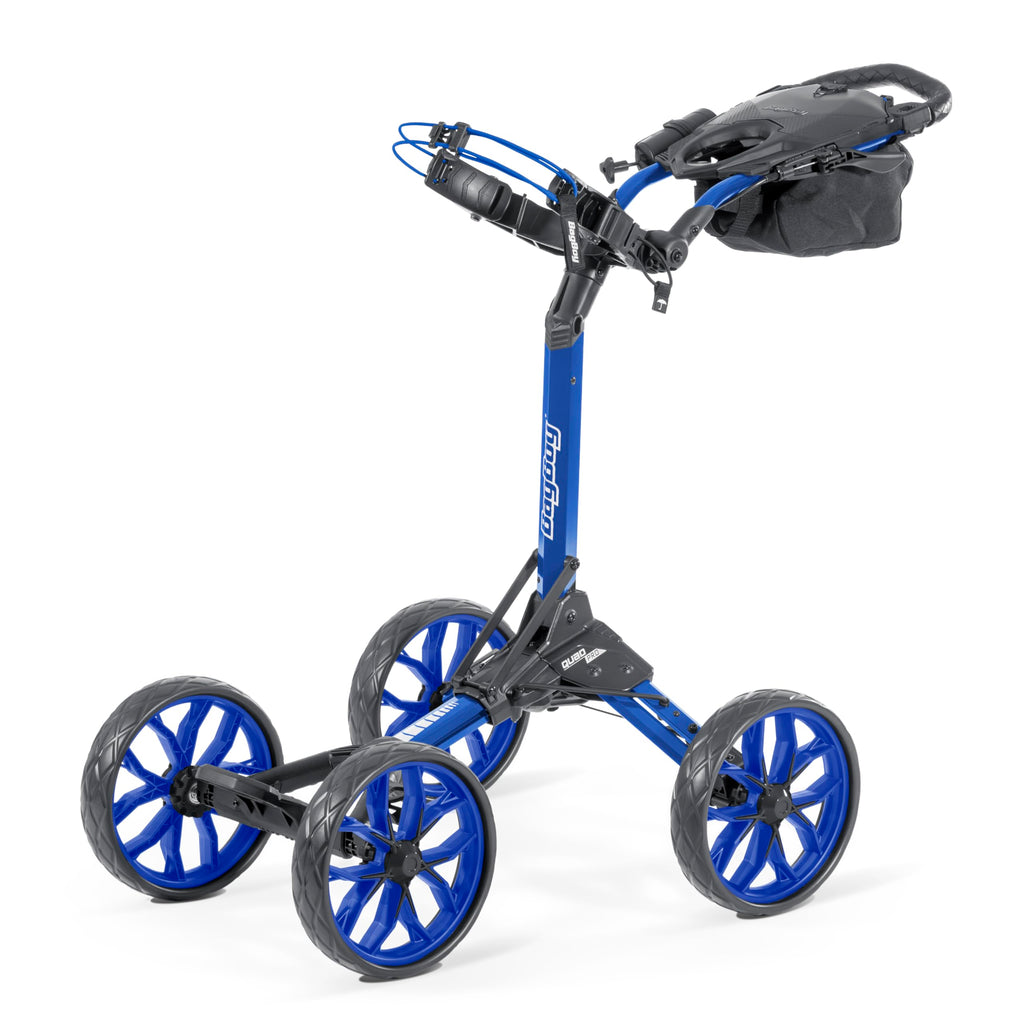 Bag Boy Quad Pro Push Cart, Royal/Black
