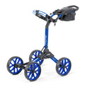 Bag Boy Quad Pro Push Cart, Royal/Black