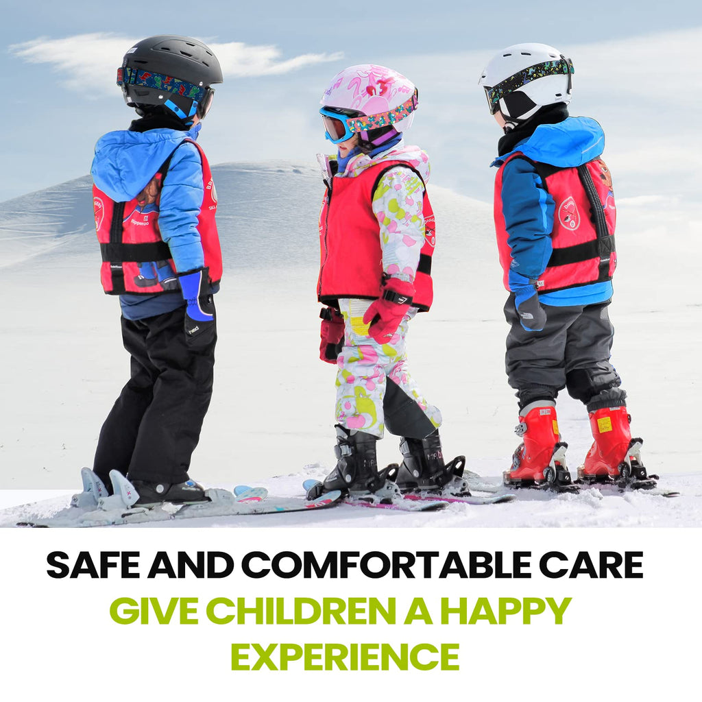 Outdoormaster Kids Ski Goggles - Helmet Compatible Snow Goggles For Boys & Girls With 100% Uv Protection - Vlt 10.1%