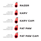 Wolf Tooth Silicone Mountain Bike Grips: Karv Cam