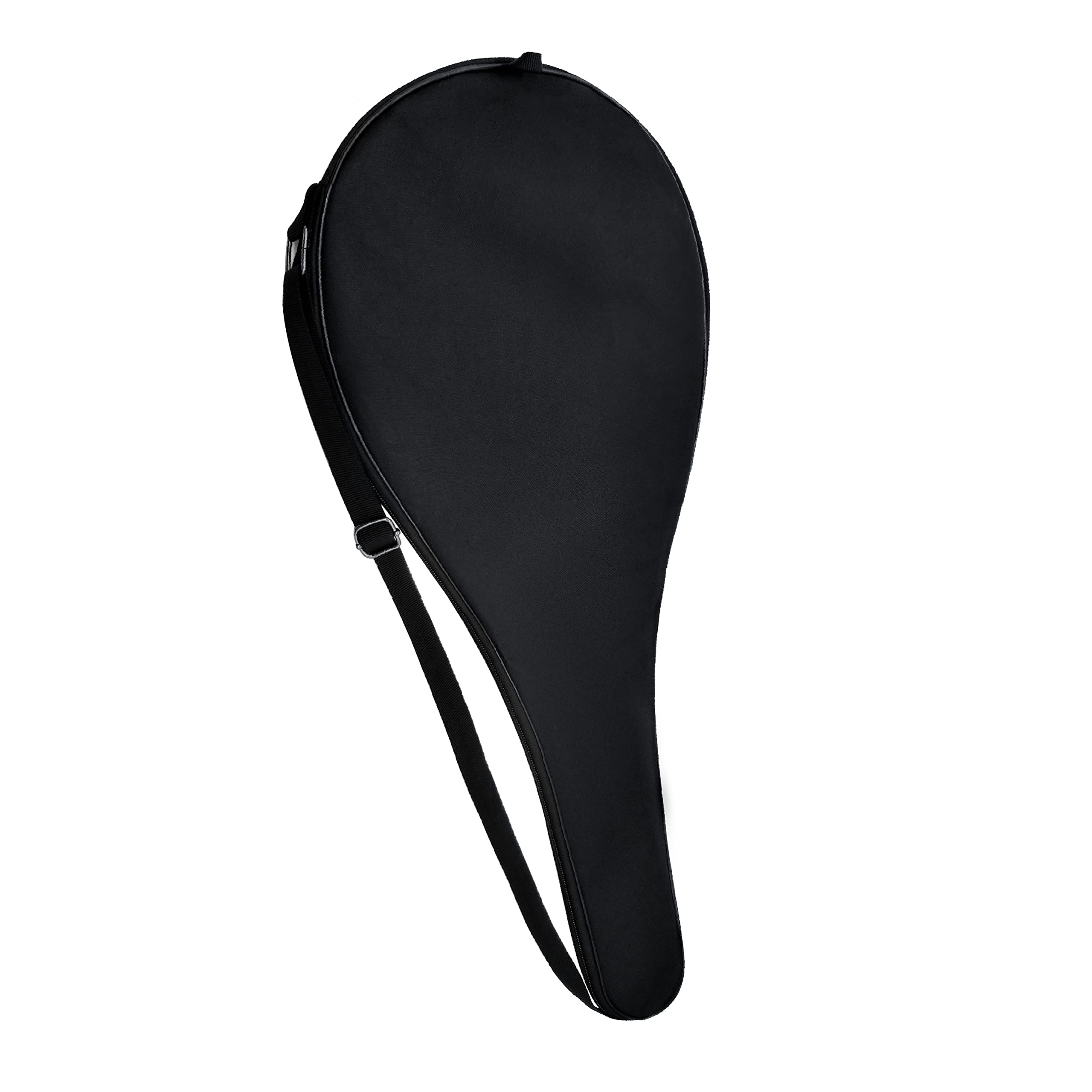 TaktZeit Tennis Bag Lightweight and Padded Tennis Rackets Cover with Adjustable Shoulder Strap (Black, 31x 11.4)