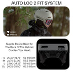 Giro Ledge Snow Helmet - Matte Stone - Size L (59-62.5cm)