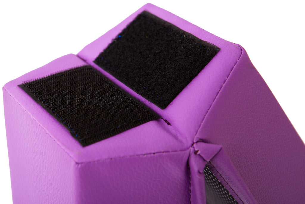 Fitvids 8 Ft Folding Balance Beam Gymnastics Floor Beam With Anti-Slip Bottom And Carrying Handles, Purple