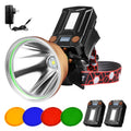 PINSAI Coon Hunting Lights,High Power LED Headlamp,Super Bright Rechargeable Headlight,Waterproof Outdoor Spotlight Flashlight,P