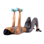 Prosourecefit Set Of Two Neoprene Dumbbells, Sky Blue, 7 Pounds (Ps-1147-Neo-Sky)