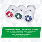 Theraband Water Weights, Aquatic Dumbbells For Pool Fitness, 2 Foam Weights With Padded Grip For Water Aerobics, Therapy, Workou