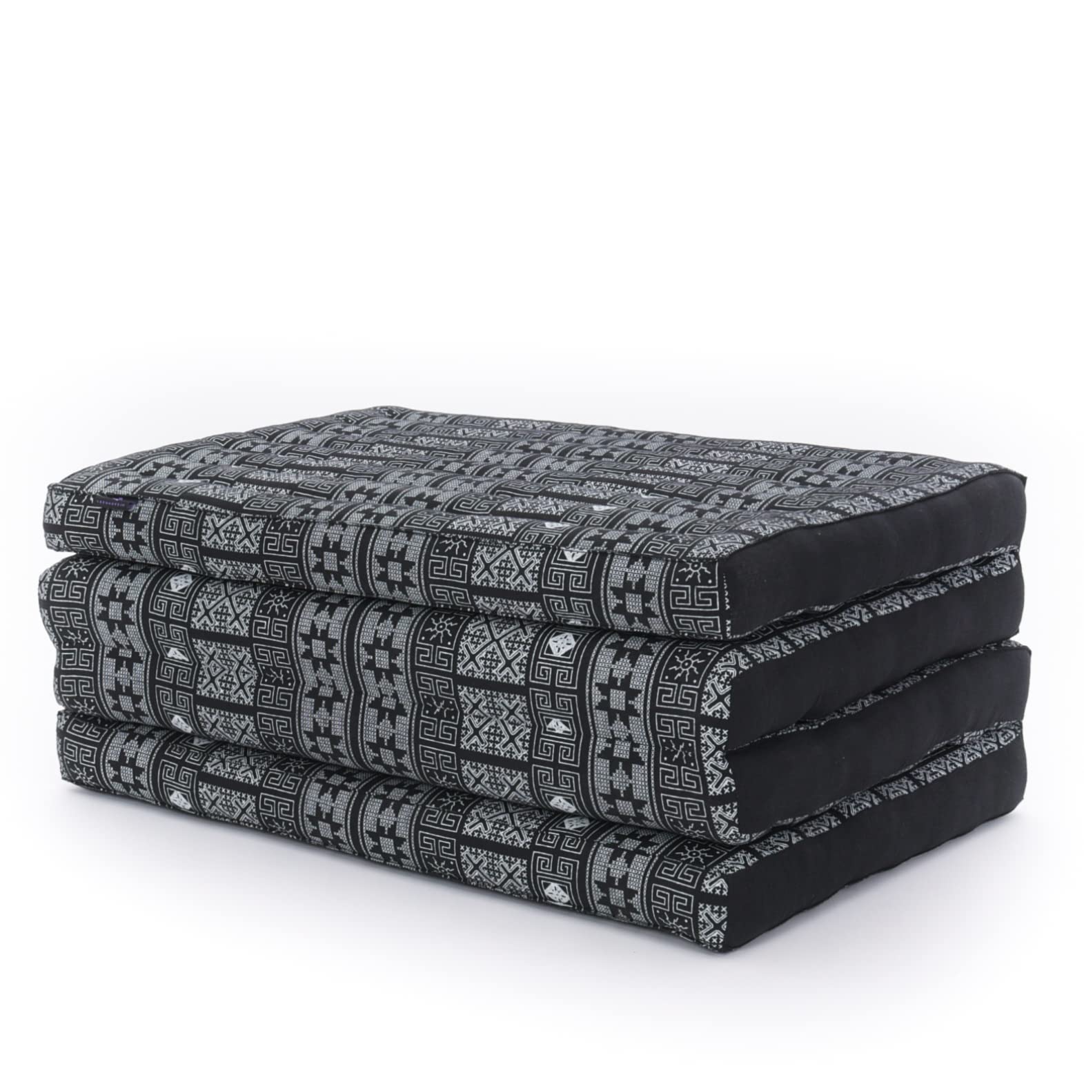 Leewadee Trifold Mattress Standard - Comfortable Thai Massage Pad, Foldable Floor Mattress Filled with Kapok, Perfect to Use as 