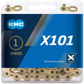KMC Unisexs X101 Chain, Ti-Ni Gold, 112 Link