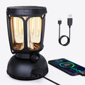 Raynic 6000 LED Camping Lantern Rechargeable, 650LM Hand Crank Solar Camping Light, Portable Battery Powered Lantern for Emergen