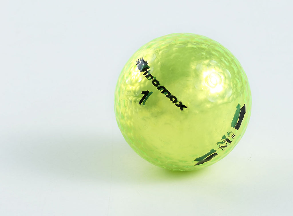 Chromax Metallic M5 Colored Neon Golf Balls (Pack Of 6), Green