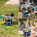 Lanedo Neptune Lunch Soft Cooler 20 Can, Insulated Bag Portable Ice Chest Box For Lunch, Beach, Drink, Beverage, Travel, Camping