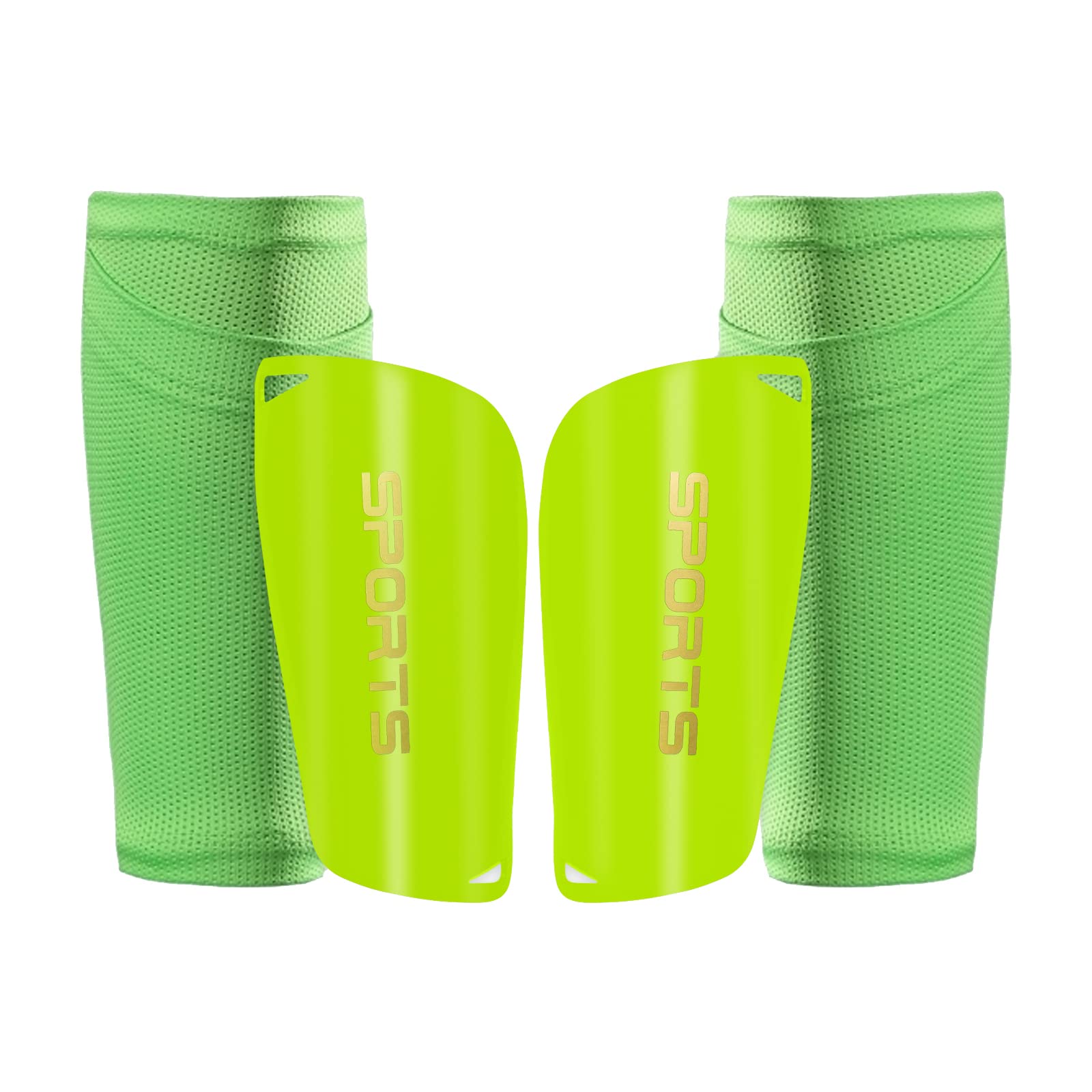 Aimisicar Kids Youth Soccer Shin Guards, Shin Pads And Shin Guard Sleeves For 3-15 Years Old Boys And Girls For Football Games, 