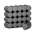 KRYTONE Black Round Magnet Set (10 X 3 MM) Use as Fridge Magnet, Door, Kitchen Organiser Magnet, Multipurpose Office (50)