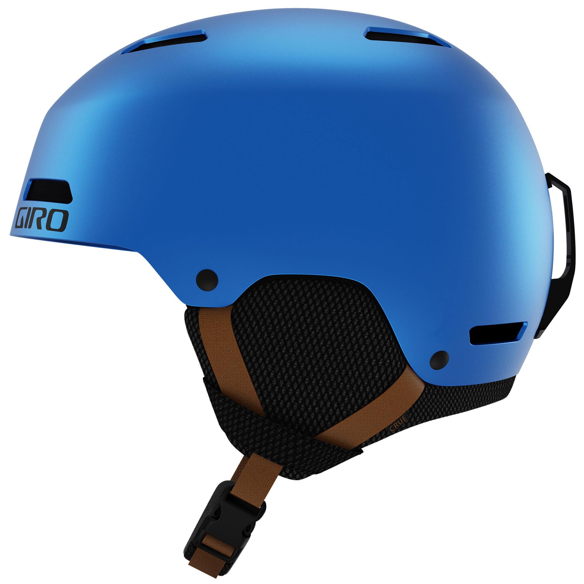 Giro Crue Kids Ski Helmet - Snowboard Helmet for Youth, Boys & Girls - Blue Shreddy Yeti - S (52-55.5 cm)