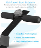 Aduro Sport Doorway Sit-Up Exercise Bar, Adjustable Reinforced Steel With Padded Ankle Bar, Perfect For Home Work Or Travel - Fi
