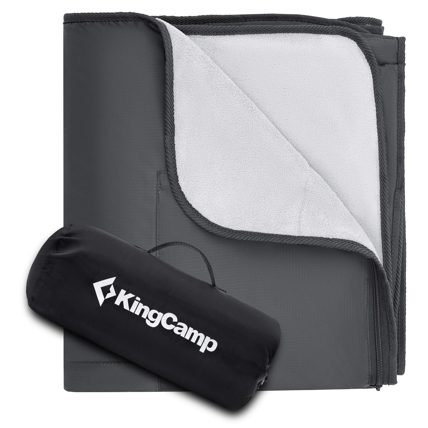 Kingcamp Outdoor Blanket Waterproof Stadium Blanket Beach Blanket Sandproof Cold Weather Camping Insulated Blanket For Outdoor P