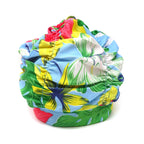 Honbay Pleated Swimming Cap Long Hair Swim Cap Bathing Cap, Non-Waterproof (Monstera)