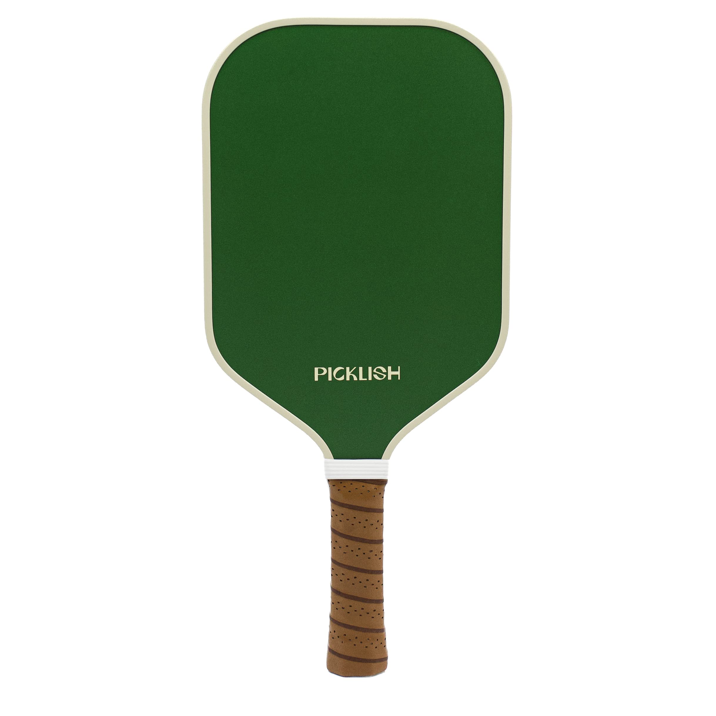 Picklish Pickleball Wavy Checks Paddle | Fiberglass Surface With High Grit And Spin, Extended Handle, 11Mm, Comfort Grip, Luxury