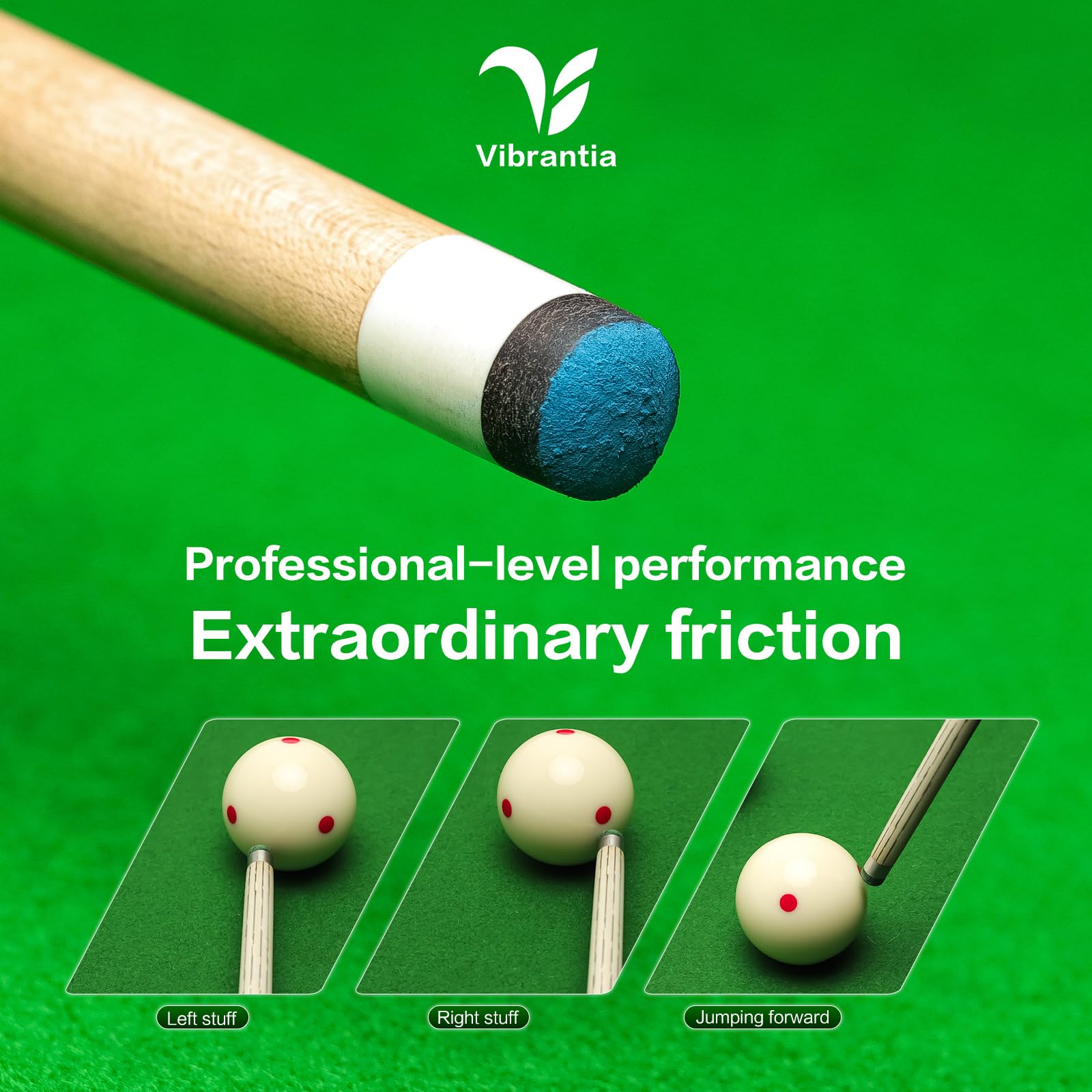 VIBRANTIA Pro Pool Cue Chalk, Tournament Standard Billiard Chalk, 12 Cubes/Box with Travel Storage Box,Low Dust, Super Dense, Su