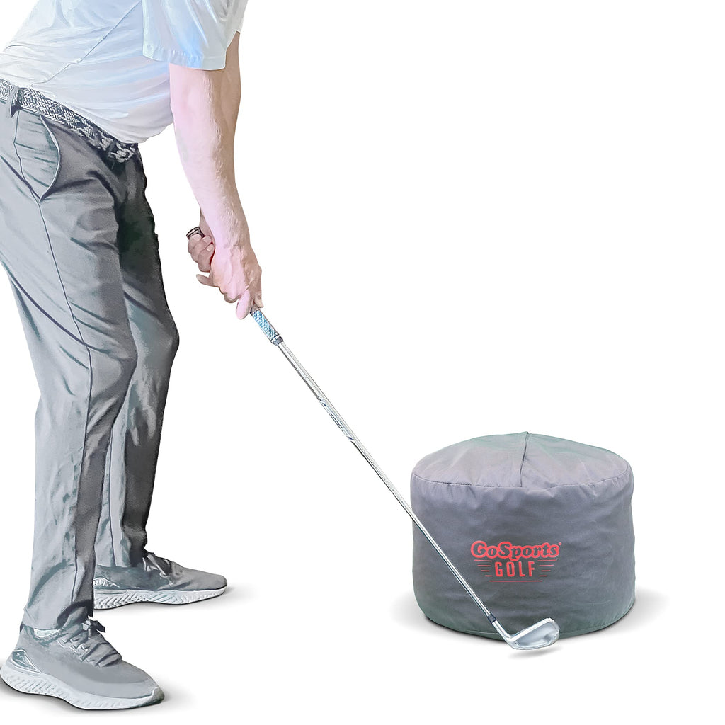 Gosports Fillable Golf Swing Bag, Impact Position Trainer - Master Proper Club And Hand Position At Impact, Great For All Skill 
