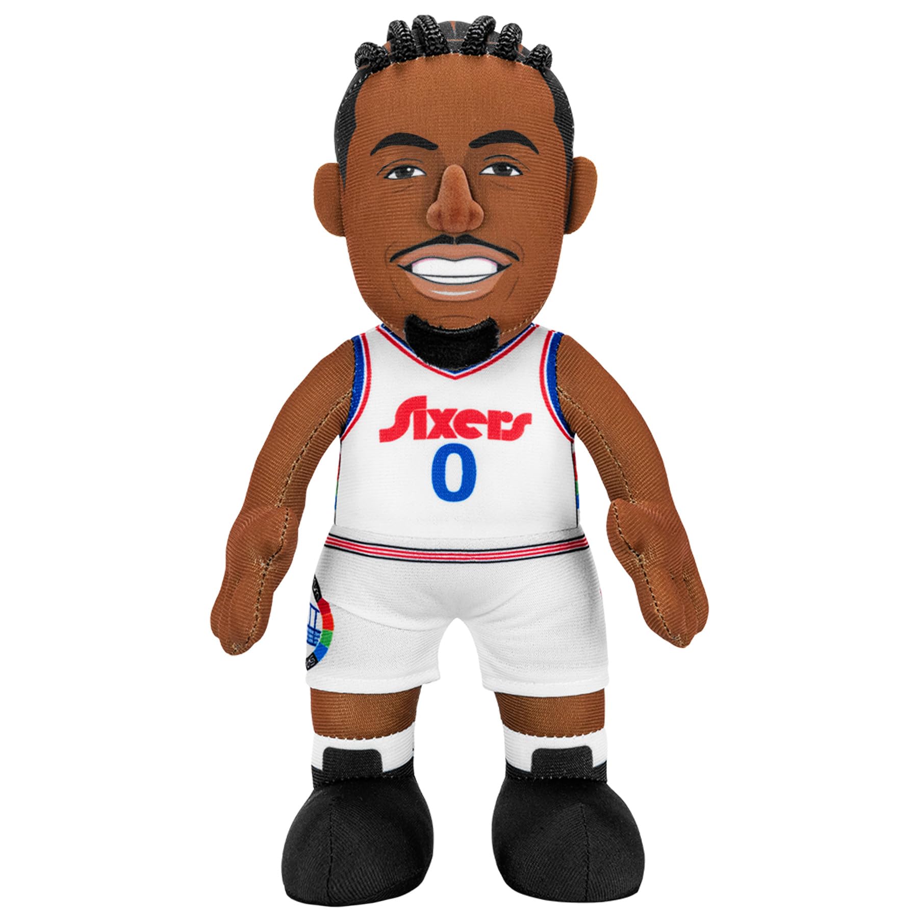 Bleacher Creatures Philadelphia 76ers Tyrese Maxey 10 NBA Plush Figure(City Edition 24-25) - A Superstar for Play or Display