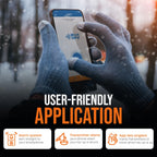 Deep Freeze Bluetipz Tip-Up Ice Fishing Alarm - Bluetooth Reciever - Bite Alarm - Ice Fishing Tip-Up Light - Ice Fishing Gear &