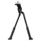Bv Bike Kickstand, Ebike Heavy Duty, Center Mount Bicycle Stand - Length Adjustable, Foldable Double Leg For 24''-28'' Bikes