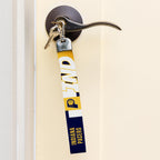 Rico Industries Nba Basketball Indiana Pacers Wrist Lanyard Key Chain, Cute Wristlet Strap Keychain Holder For Women Men Car Key