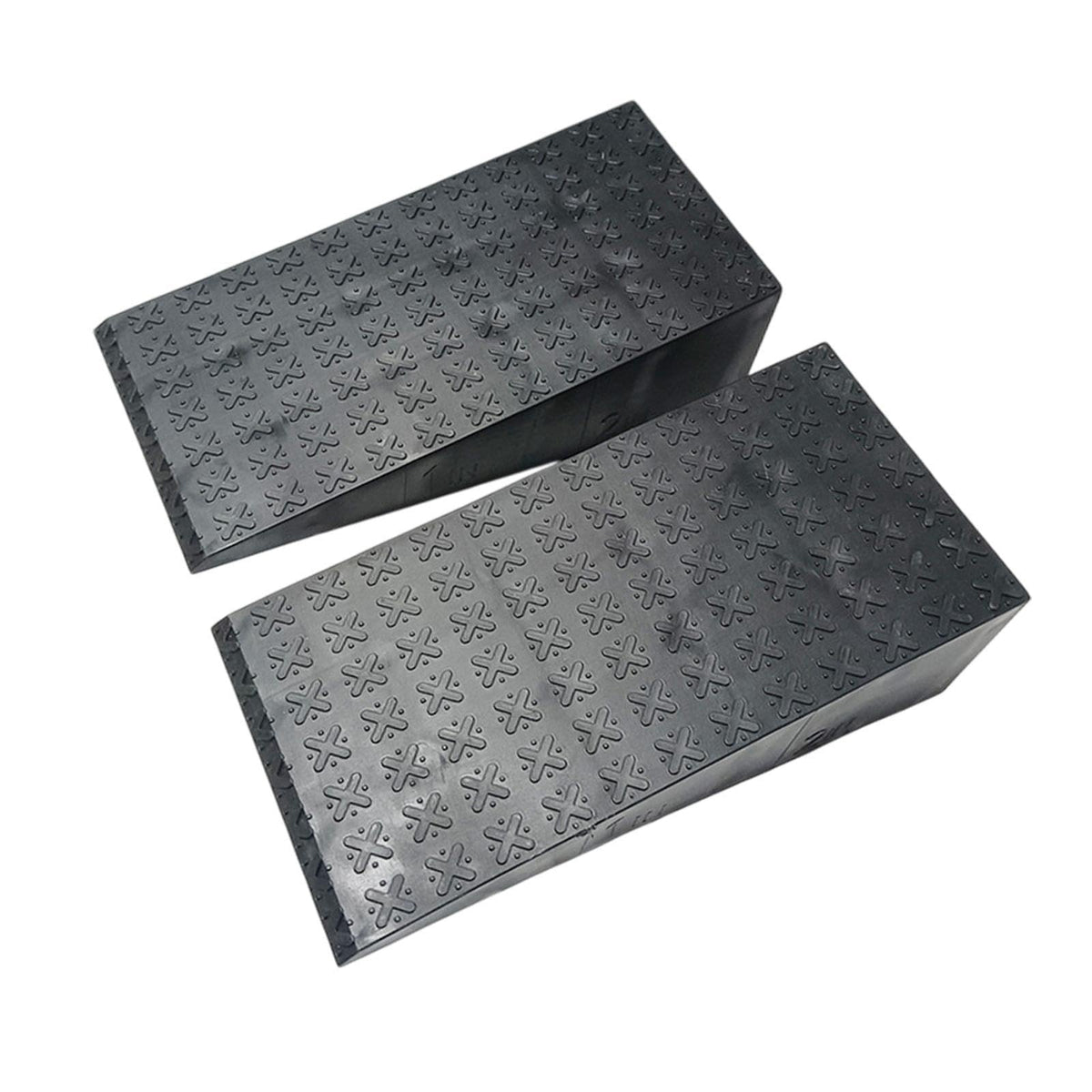 UJEAVETTE 2Pcs Squat Wedge Blocks Nonslip Slant Boards for Stretching Deadlift Workout PE Bagged
