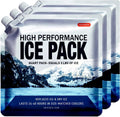 Reusable Ice Packs for Coolers Long Lasting Gel Freezer Packs for Cooler Bag Lunch Box,Keeps Food Cold Fresh (Medium Set of 3P)