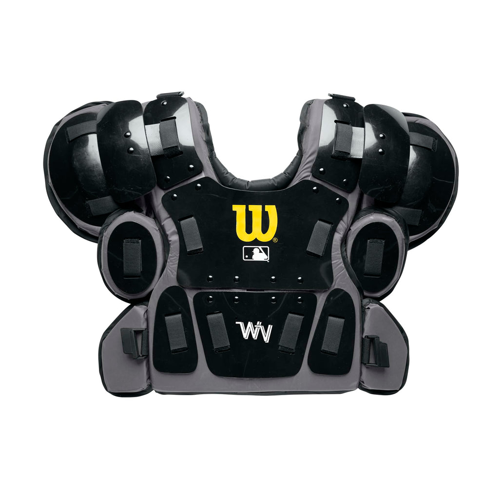 Wilson Pro Gold 2 Chest Protector - Memory Foam, Black/Charcoal, Medium/Large