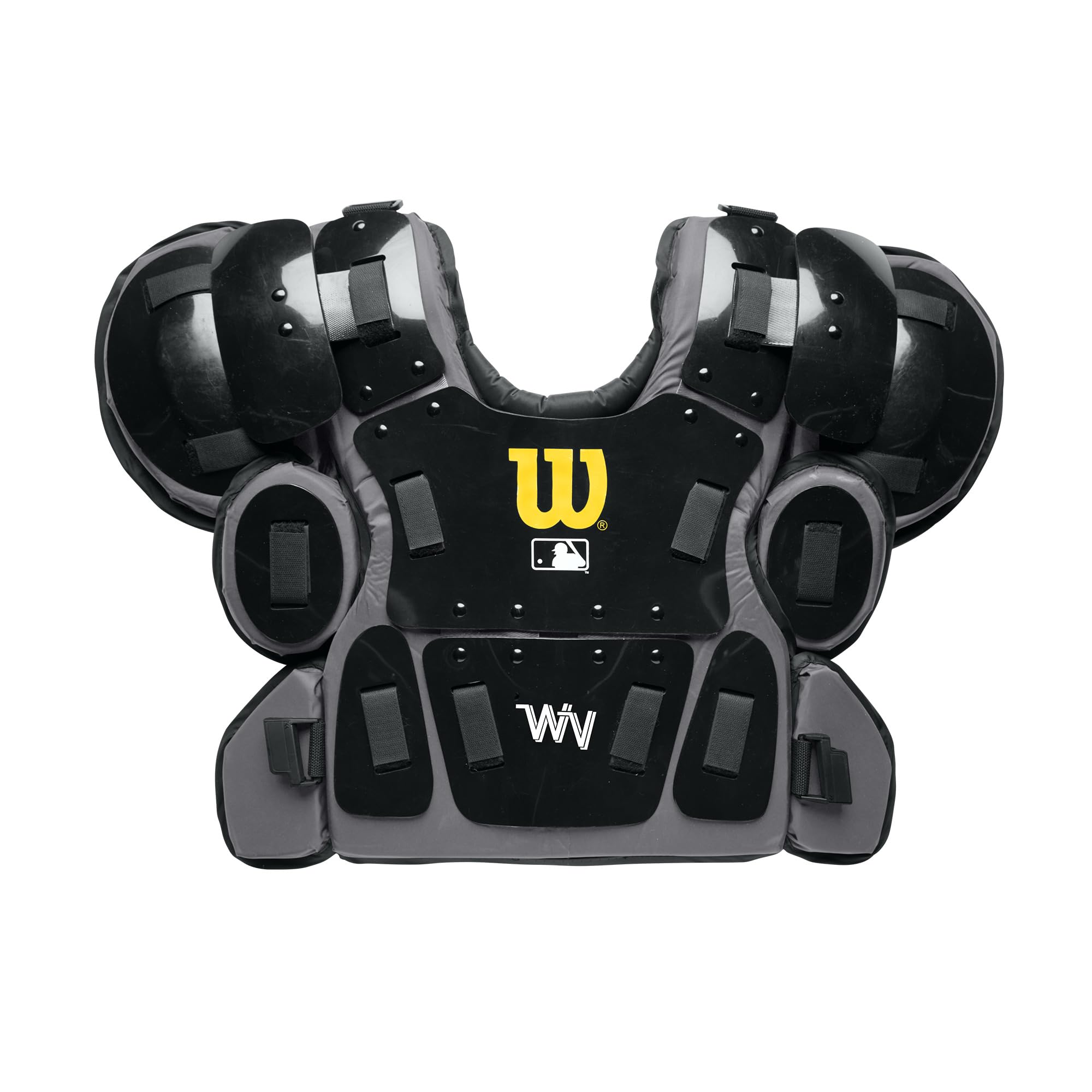 Wilson Pro Gold 2 Chest Protector - Memory Foam, Black/Charcoal, Medium/Large